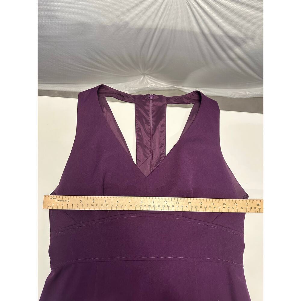 Black Halo Womens Dress Size 12 Purple Cocktail Evening Going Out - Picture 13 of 16